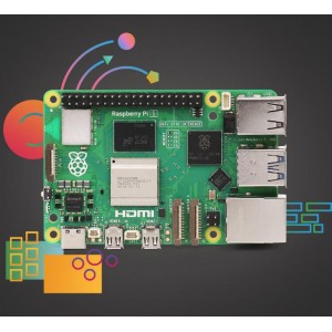 创乐博 树莓派5 5b 5代 开发板 主板 入门套件 python编程 raspberry Pi 5 4g 8g 支持openclaw 小龙虾